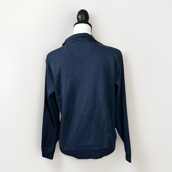 Vineyard Vines Sweatshirt Women’s Size XS Navy Blue Quarter Zip Collar - Picture 2 of 13